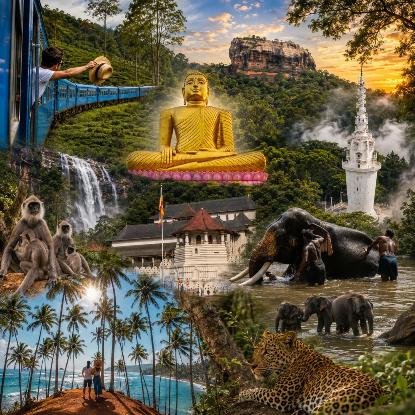 Scenery from the 6 Days Ultimate Sri Lanka Heritage & Coastal Explorer route