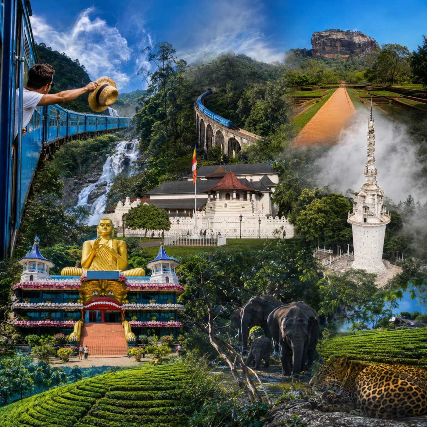 Scenery from the 3 Days Sri Lanka Heritage, Highlands & Wildlife Expedition route